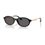 Vogue Vo VO5625S W44/87 Unisex Güneş Gözlüğü Altın Çerçeve ve Siyah Cam ile Şık Tasarım