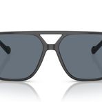 Vogue VO5531S Aviator Şeffaf Koyu Gri Mavi Polarize 60 mm Erkek Güneş Gözlüğü