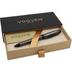 Vogven Marka Kişiye Özel Mat Füme Premium Tükenmez Kalem