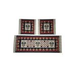 Voho Tekstil Oto Koltuk Kilim Minder Seti - Ön Ve Arka Koltuk Takımı 3 Parça Set