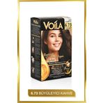 Voila Kadın Besleyici Keratin Kalıcı Büyüleyici Kahve 6.73 Saç Boyası