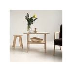 Voile, Ahşap Orta Sehpa, Coffee Table, 50x35 Natural Renk