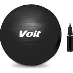 Voit 55 Cm Siyah Pompalı Pilates Topu Unisex Kullanıma Uygun Tekil Ürün