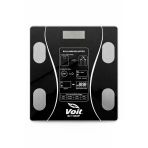 Voit Akıllı Bluetooth Dijital Baskül - Yağ Ölçer - Vücut Analizi - Siyah