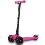 Voit Big Foot Led Işıklı 3 Geniş Teker Scooter-Fuşya