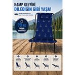 Voit Katlanabilir Taşinabilir Şezlong Lacivert