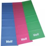 Voit Pilates Band Seti 120x15 cm Mavi Pembe Yeşil Renkli Yüksek Orta Düşük Dirençli
