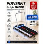 Voit Powerfit Koşu Bandı Uzaktan Kumandalı Brushless Fırçasız Motor Manuel Eğimli Bluetooth'lu