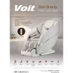 Voıt Zero Gravıty Masaj Koltuğu 3d Masaj Mekanizması Kumandalı Bluetooth Hoparlör - Beyaz