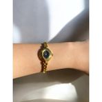 Vola Collection Kadın Ince Kordonlu Vintage Metal Kasa Gold Kol Saat 5 - Altın