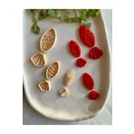 Volala Fish Küpe Kalıbı Seti - Clay Cutter - Polimer Kil Kalıbı
