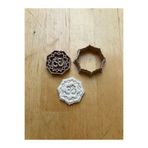 Volala OM Mandala Polimer Kil / Seramik Çamuru Kalıbı - 4 cm