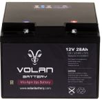 Volan Battery 12 Volt 28 Ah (Amper) Kuru Akü