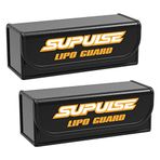 VOLANTEXRC SUPULSE Lipo Safe Çanta Ateşe Dayanıklı Patlamaya Dayanıklı Çanta Lipo Çanta Pil Çantası Lipo Pil Saklama Koruması Güvenli Çanta Şarj ve Depolama için (18,5 x 7,5 x 6,0 cm)