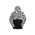 Volcom Koyu Siyah Erkek Kapüşon Yaka Baskılı Sweatshirt