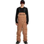 Volcom Roan Bib Tbr Erkek Snowboard Pantolon - Kahverengi
