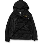 Volcom Siyah Erkek Kapüşon Yaka Desenli Kayak Montu - XL
