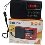 Volemi 9 cm T Nostajik USB Bluetooth Mini Radyo 3375 - Siyah