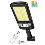 VOLEMİ Solar Güneş Enerjili Led Bahçe Aydınlatması 120 Ledli 3 Modlu Hareket Sensörlü Su Geçirmez Lambası