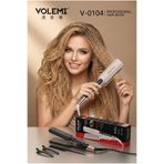 VOLEMİ V-0104 Profesyonel Saç Tost Makinesi-Dijital Göstergeli Seramik ve Hacim Verici Şekillendirici