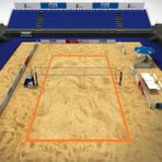 Voleybol Saha Seridi 8*16Mt Turuncu