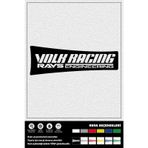 VOLK RACING RAYS ENGINEERING STICKER 23 x 8 cm