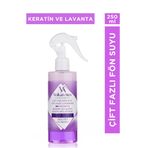 Volkan Ates Natural & Beauty Keratin ve Lavanta Yağlı Çift Fazlı Fön Suyu 250 ml