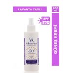 Volkan Ates Natural & Beauty Lavanta Yağlı Leke Karşıtı Güneş Kremi 50 SPF 200 ml