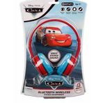 Volkano Bluetooth Kulaklık Disney Pixar Cars Arabalar Mikrofonlu Kablosuz Çocuk Kulaklığı Lisanslı Dy-2004-Cr