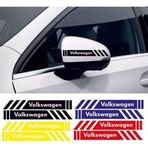 Volkswagen Ayna Sticker Etiket Şerit 15cm Siyah