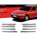 Volkswagen Bora 1998-2004 Model Arası Krom Ön Panjur 8 Parça Paslanmaz Çelik - 315 Gri