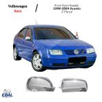 Volkswagen Bora P.çelik 1998-2004 Krom 2 Parça Ayna Kapağı