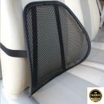 Volkswagen Caddy 2003-2004-2005-2006-2007-2008-2009-2010 Fileli Oto Bel Desteği - File Terletmez Bel Arkası Sırtlık, Bel Yastık, Tam Ortopedik, Esnek - Siyah