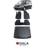 Volkswagen Caddy (2004-2010) Koala 3D Havuzlu Paspas ve Bagaj Havuzu - Siyah