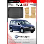 Volkswagen Caddy 2005 Model 4d Bagaj ve Pro Serisi Havuzlu Bej Paspas Takımı - Siyah
