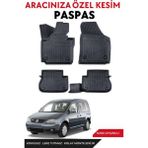 Volkswagen Caddy 2009 Model Araca Özel Havuzlu Paspas Takım - Siyah