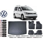 Volkswagen Caddy 2010 Model Bagaj Havuzu Araca Özel Siyah Extra Havuzlu Paspas Takımı