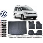 Volkswagen Caddy 2015 Model Bagaj Havuzu Araca Özel Siyah Ekstra Havuzlu Paspas Takımı