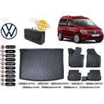 Volkswagen Caddy 2017 Model Bagaj Havuzu+4d Araca Özel Havuzlu Paspas Takımıı Rice - Siyah