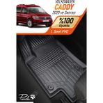 Volkswagen Caddy 2020 Sonrası 4d Havuzlu Paspas Takımı - Siyah