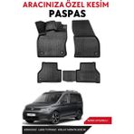 Volkswagen Caddy 2021 Model Araca Özel Havuzlu Paspas Takım - Siyah
