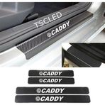 Volkswagen Caddy Karbon Kapı Eşiği Koruma Sticker (4lu Set)
