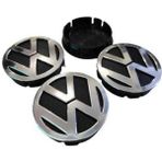 Volkswagen DK Motors 60MM-55MM Kabartma Geçme Jant Göbeği 4 lü Metalik Renkli