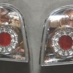 Volkswagen Golf- 3- 1992-1998 Modifiye Stop Sağ-Sol Set 2 Nikelajlı Şeffaf Camlı Tyc Lamba