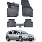 Volkswagen Golf 4 1997+2005 Uyumlu Araca Özel Lüx 4d Paspas - Çok Renkli
