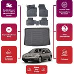 Volkswagen Golf 4 2002 Model Bagaj Havuzu+4d Araca Özel Havuzlu Paspas Takımıı Maxii - Siyah