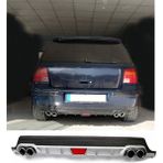 Volkswagen Golf 4 Uyumlu Body Kit Difüzör 4 Çıkış Yuvarlak Gri Model 1
