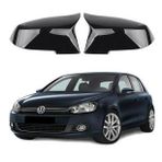 Volkswagen Golf 6 09-13 Araca Özel Batman Yarasa Ayna Kapağı Pianoblack