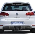 Volkswagen Golf 6 2009 - 2012 Arka Tampon Eki - Difüzör (Plastik)