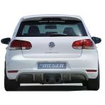 Volkswagen Golf 6 İcin (2009-2012) Arka Tampon Eki - Difuzor (Plastik)